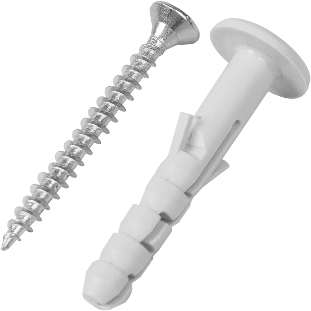 Дюбель потайной Standers PND 6F 6х40 мм с шурупом для легких креплений 83387804 STLM-0040740 - Вид №3