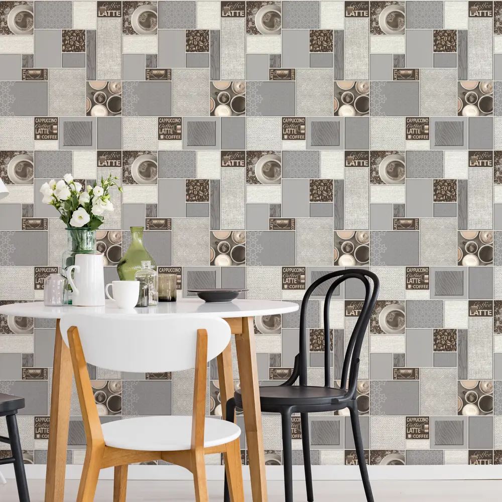 Обои виниловые Аспект Ру Арабика серые 0.53 м 80009-24 STLM-2120182 - Вид №2