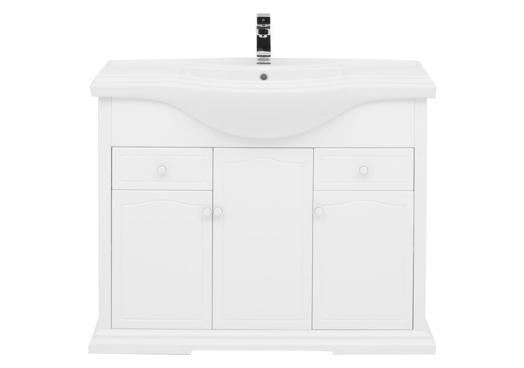 Тумба с раковиной Aquanet Лагуна Классик 105 белый 0020130400188365 - Вид №2