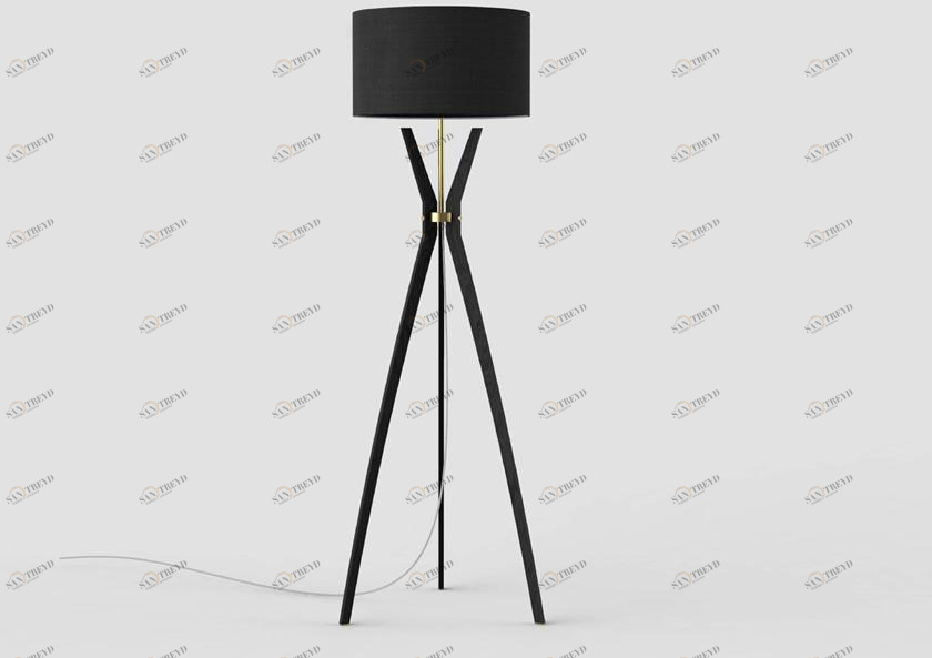 NEXO LUCE Торшер из дерева светодиодный Oxen floor lamp 7114e0