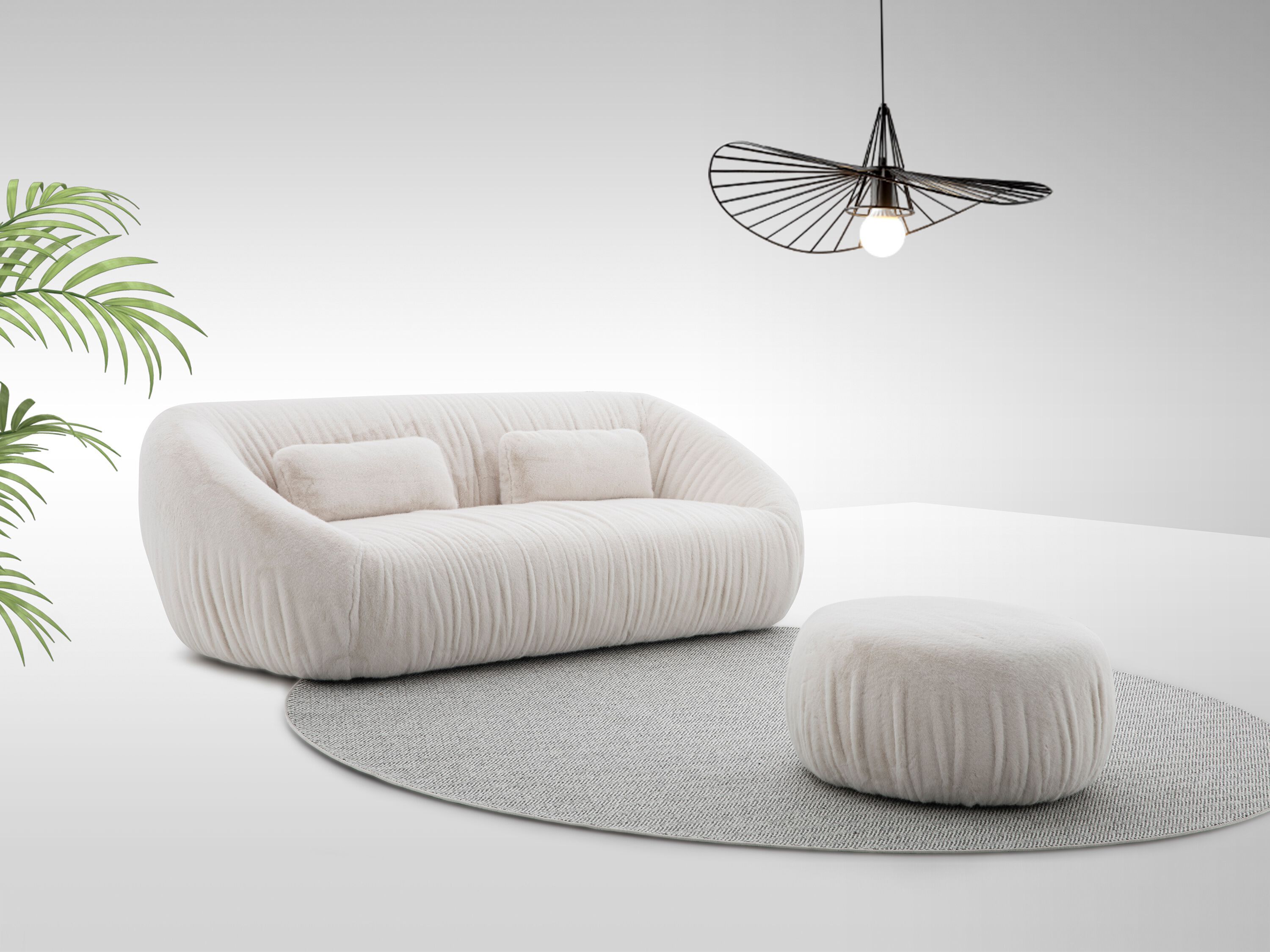 3-местный тканевый диван CAMPO DE' FIORI CL383 ARCH-00142800 - Вид №5