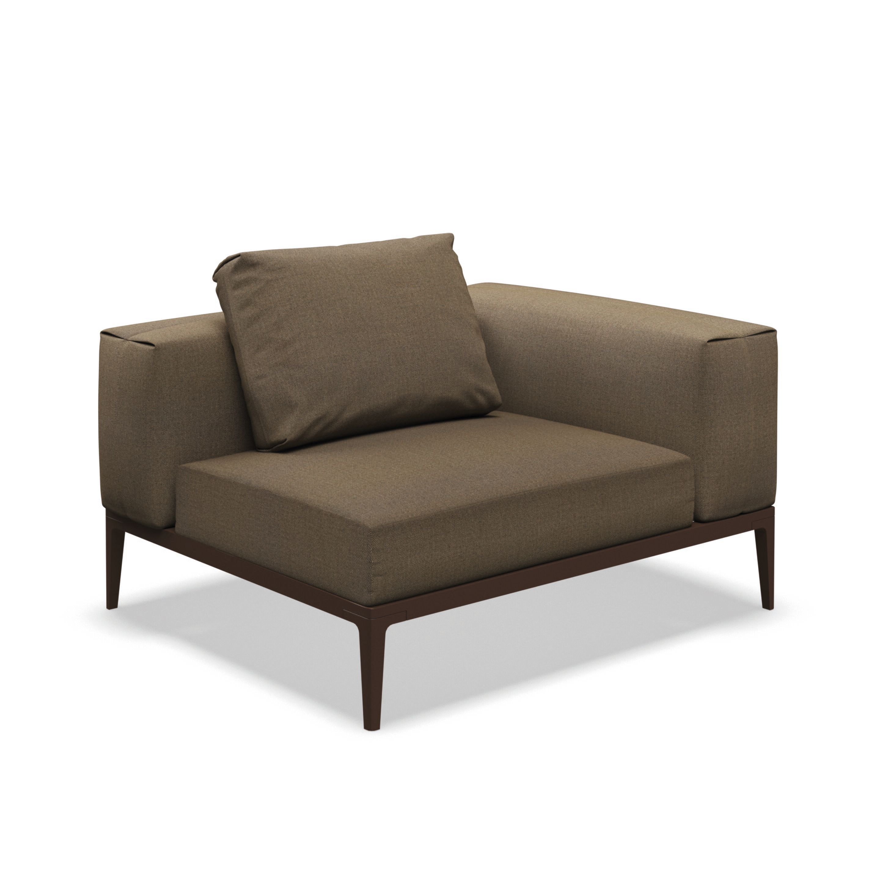 Угловое садовое кресло из ткани Gloster сетка ARCH-00140017 - Вид №26