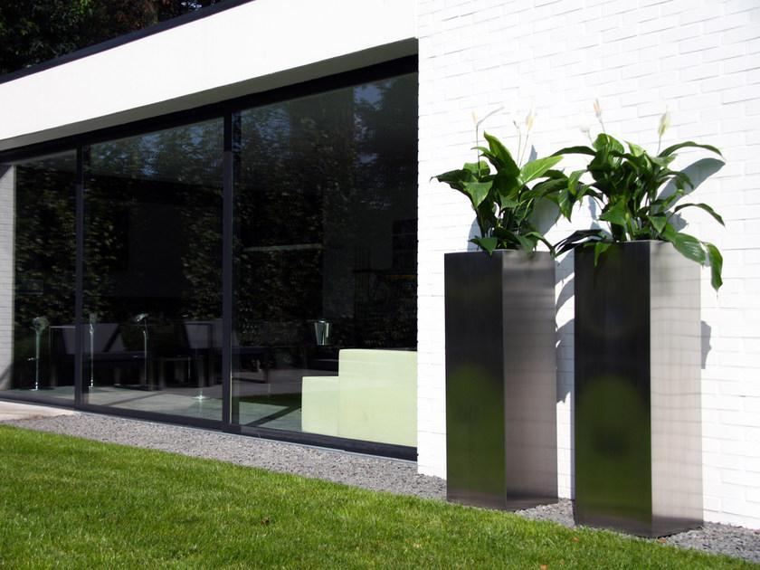 FueraDentro Высокий садовый горшок из нержавеющей стали Cima sun-id-1458448 - Вид №4