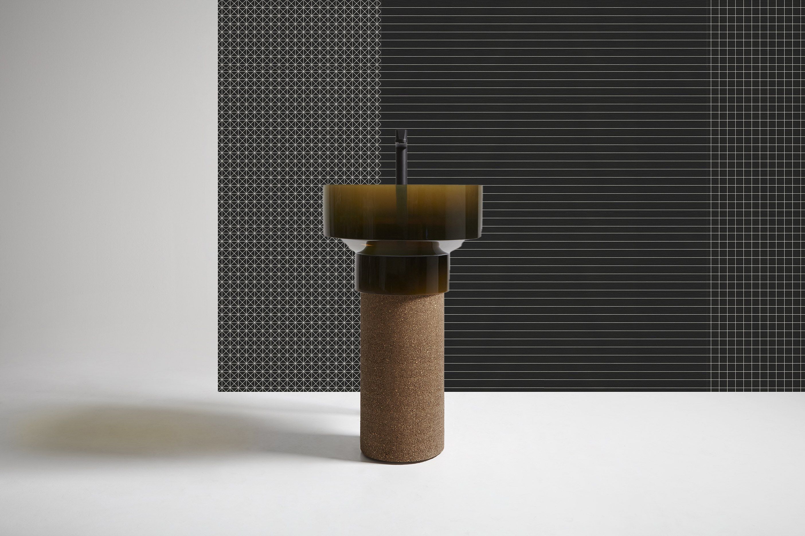 Круглая отдельно стоящая раковина из Cristalmood® и пробки Antoniolupi Borghi ARCH-00039251 - Вид №8