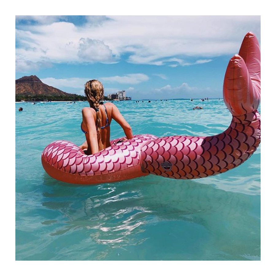 NTPF-0001 Круг надувной , mermaid rose gold BigMouth  - Вид №6