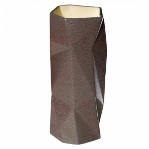 Ваза керамическая коричневая 12х12х295 GARDA DECOR - 033936 Коричневый