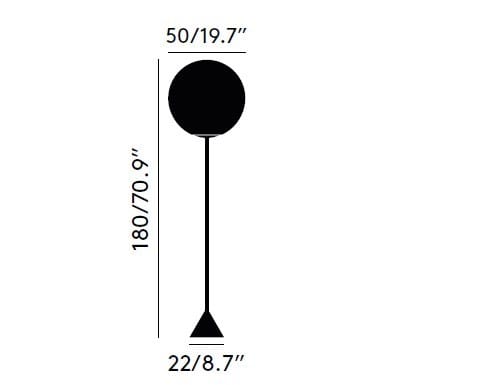 Торшер из поликарбоната Tom Dixon OPAL ARCH-00067136 - Вид №10