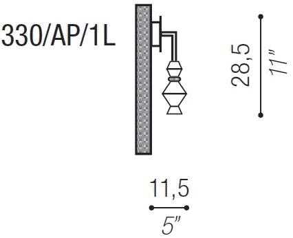 Aiardini Аппликация светодиода из оттона Selly sun-id-1466921 - Вид №1