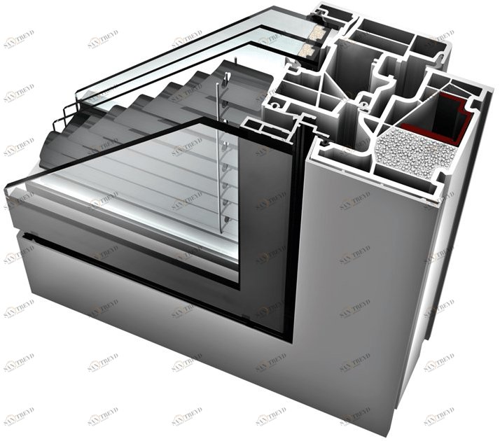 INTERNORM Italia Французское окно из алюминия и пвх sun-id-1469861
