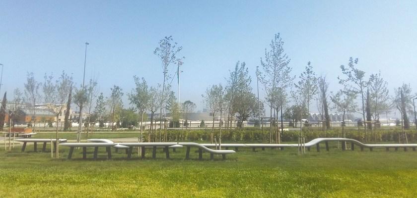 Metalco Модульная скамья в хпк Stile molecular concrete sun-id-1402702 - Вид №3