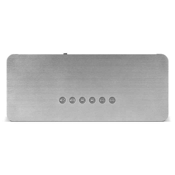 SV-015909 ps-190, черный-серебро, акустическая система 2.0, мощность 2x5 вт (rms), bluetooth, fm, usb, microsd, led-дисплей, часы, будильник, встроенный аккумулятор) Sven Santreyd  - Вид №3