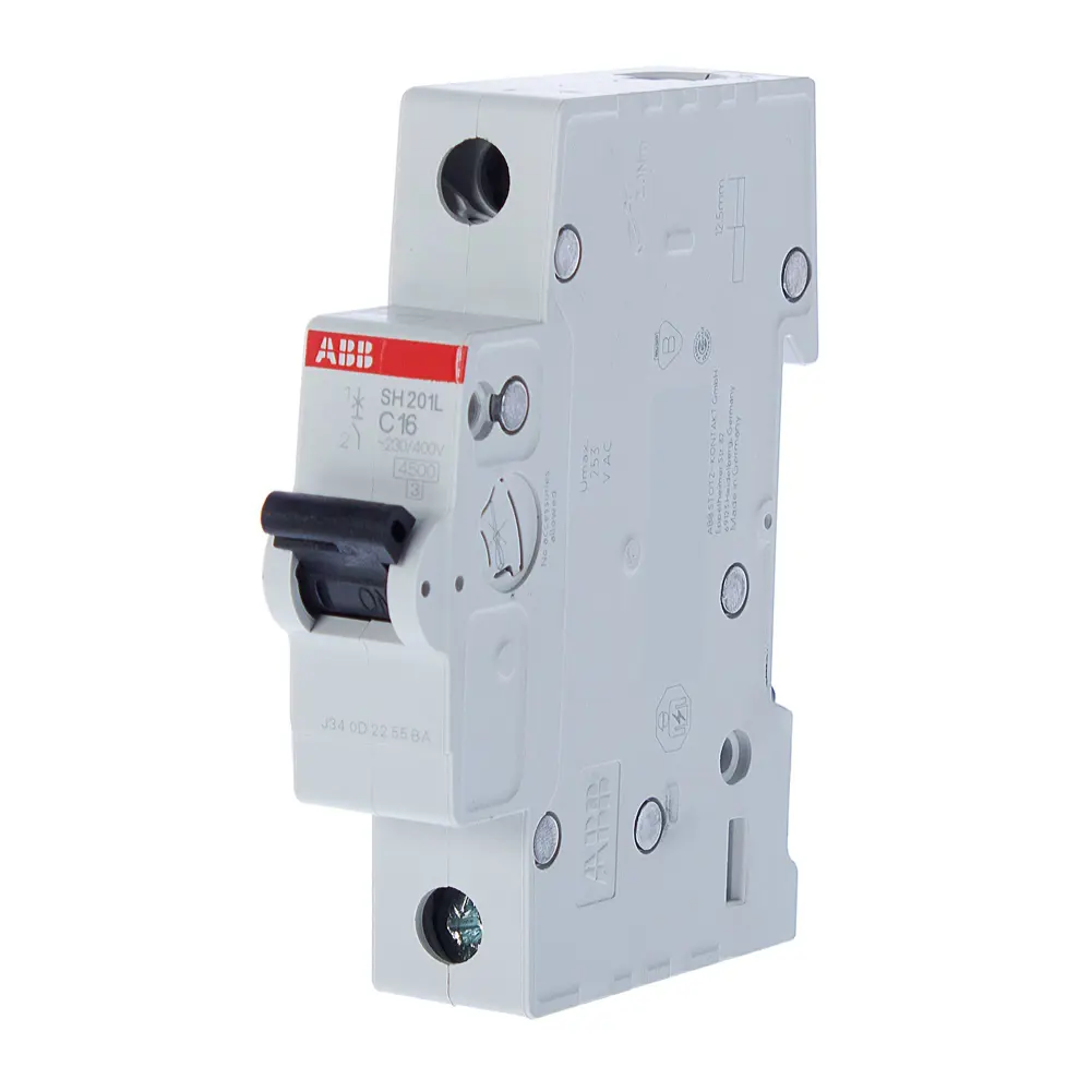 Автоматический выключатель ABB SH201L 1P C16 А 4.5 кА 2CDS241001R0164 STLM-2006416