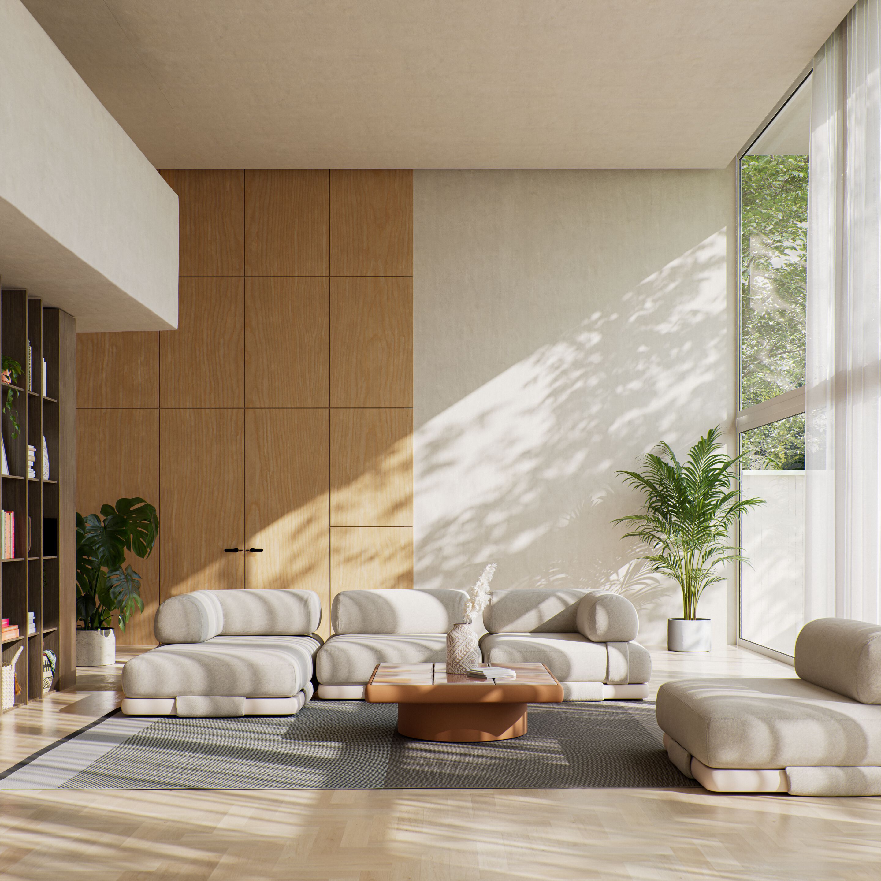 Секционный диван из ткани Kettal Insula ARCH-00086869 - Вид №11