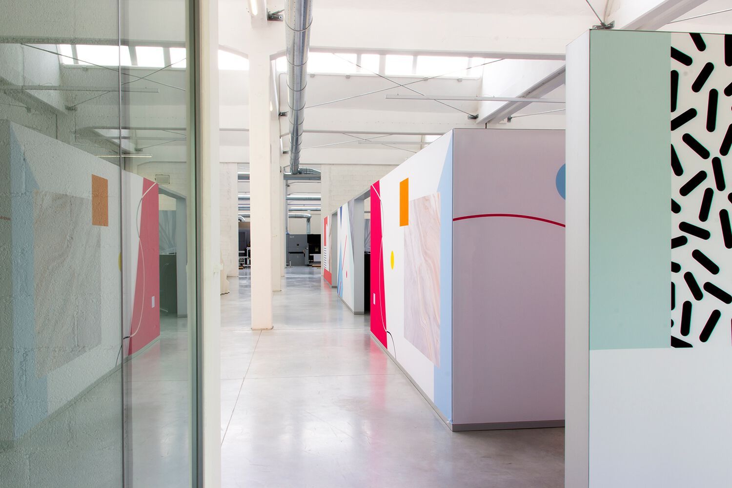 Звукопоглощающие перегородки из алюминия и ткани ABS Group Pareti divisorie fonoassorbenti ARCH-00106143 - Вид №3