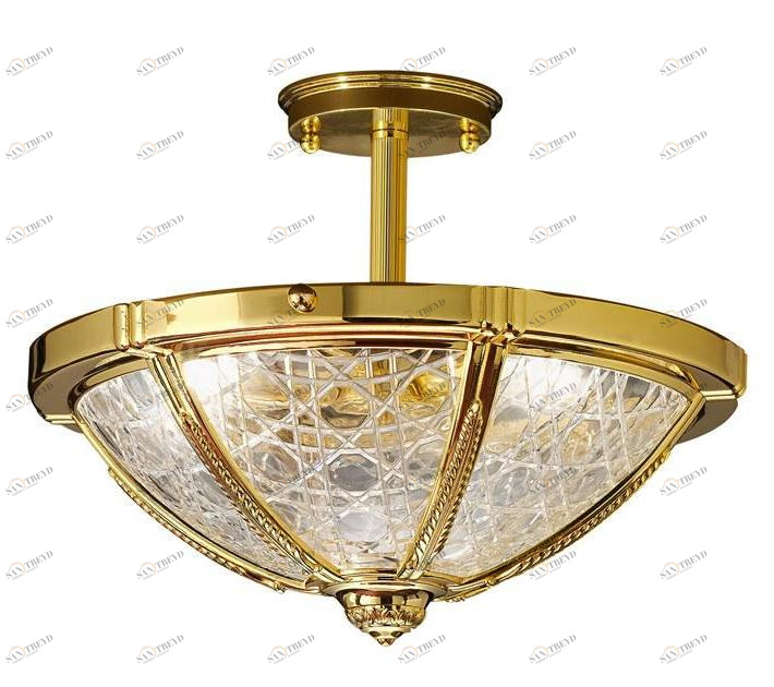 Possoni Illuminazione Полуглянцевое золото с кристаллом Leonardo 1893/sf-c