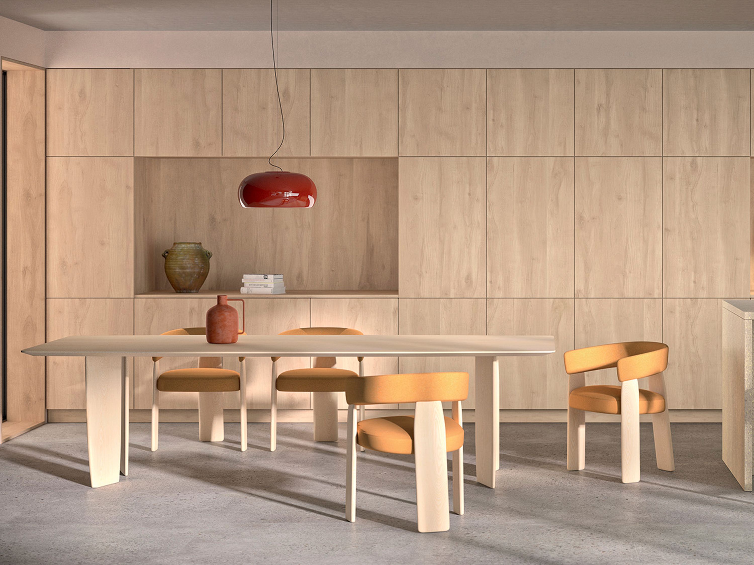 Прямоугольный стол для совещаний из ясеня Andreu World Oru ARCH-00105044