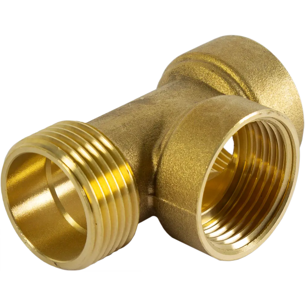 Штуцер 3-х выводной Ростерм 1" ВР-НР мм латунь 3013 STLM-2096515