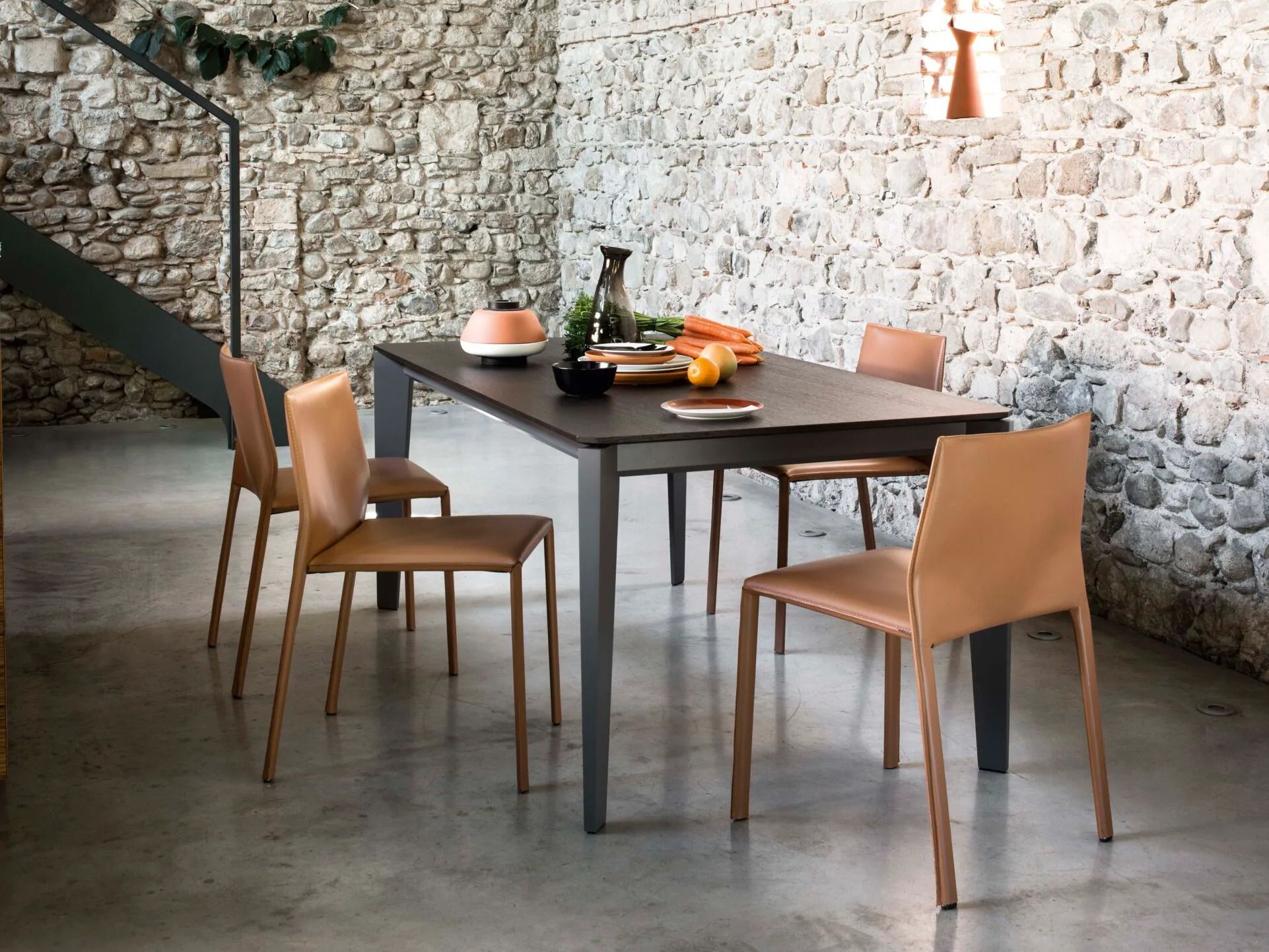 Кожаный стул Alf DaFrè CORIUM ARCH-00007313 - Вид №4