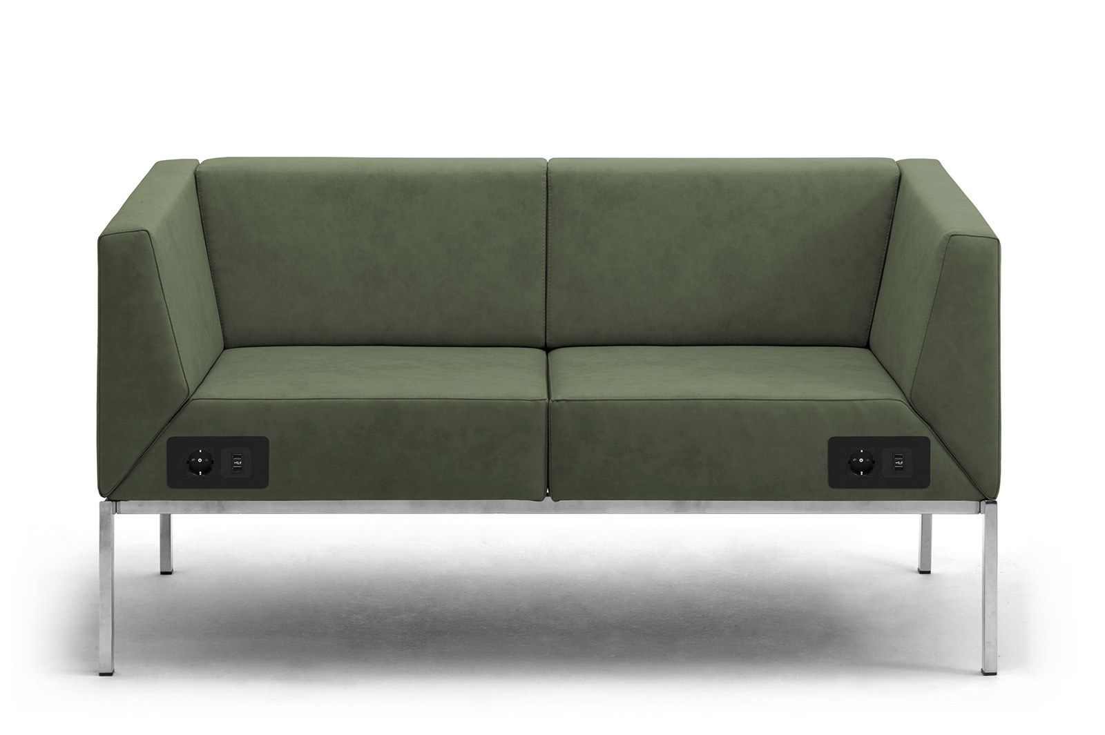 2-местный кожаный пожаробезопасный диван с USB-разъемом Leyform ARCH-00078925 - Вид №6