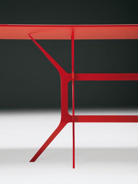 YDF Прямоугольный стол из лакированного металла Tavoli sun-id-1450848 - Вид №4