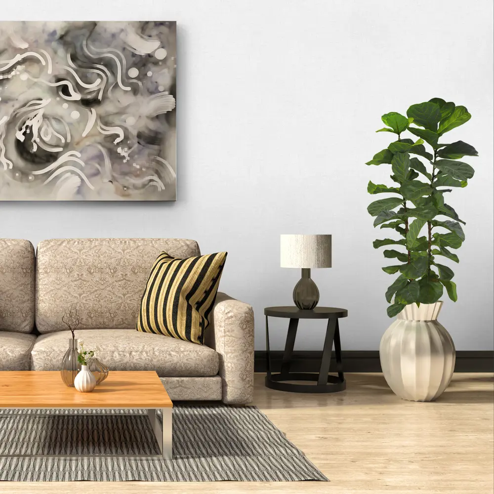 Обои флизелиновые Victoria Stenova Sorrento светло-серые 1.06 м 889187 STLM-2131826 - Вид №2