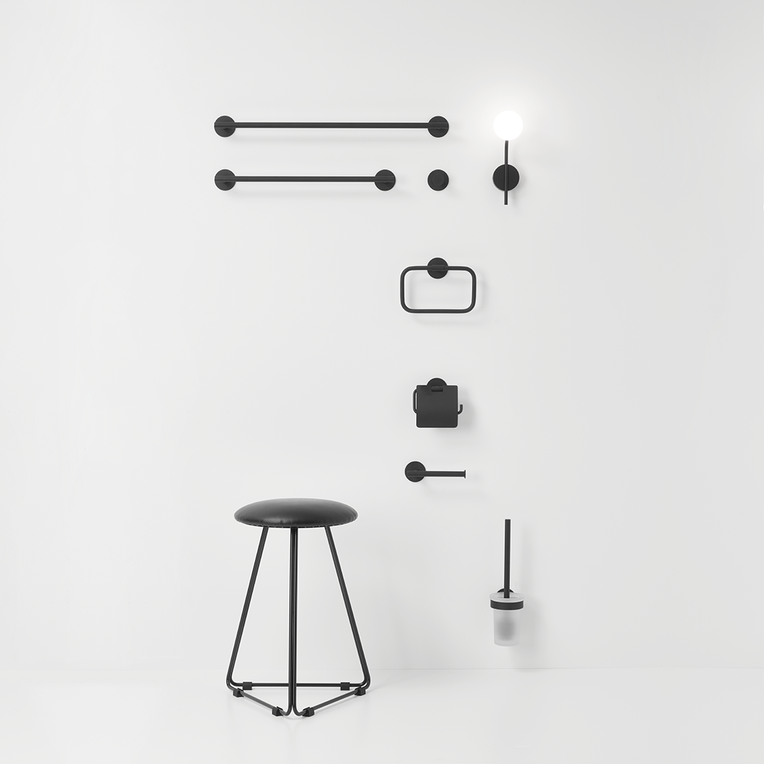 0530260 Держатель туалетной бумаги BA TPH4 DECOR WALTHER BASIC  - Вид №1