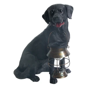 Фигурка садовая «Собачка» на солнечных батареях