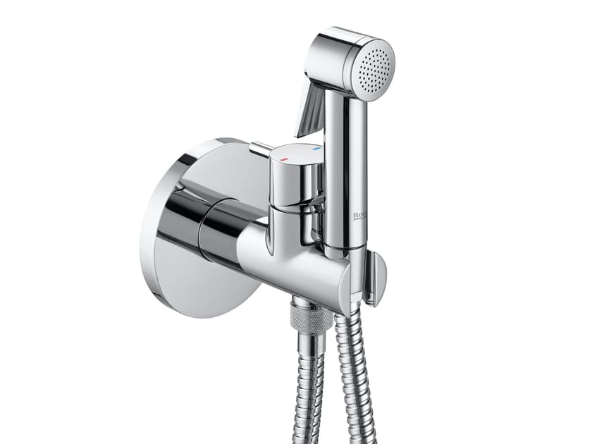 Настенный смеситель для биде с ручным душем с подающим шлангом Roca BE FRESH 5B9461C00 ARCH-00052359