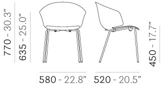 Pedrali Штабелируемый стул Grace 410 - Вид №7