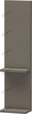 VE740009090 Vero Элемент полочки Фланелево-серый шелковисто-матовый лак Duravit
