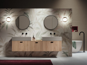 Двойной подвесной умывальник