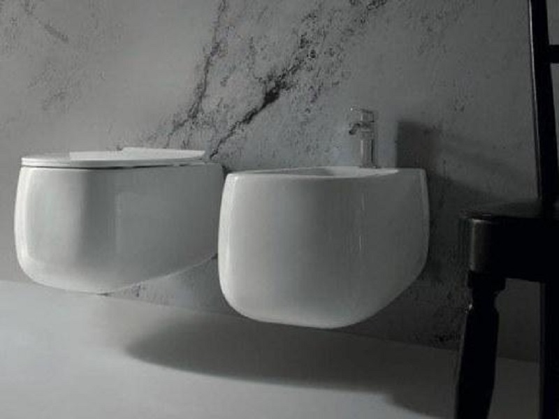 33130101.01 Биде подвесное 550х335х450 мм Alice Ceramica Nur Белый глянцевый - Вид №4