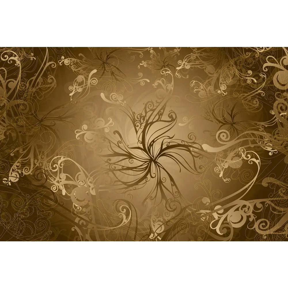 Фотообои бумажные, 368х254 см, KOMAR Золото Gold STLM-2033844