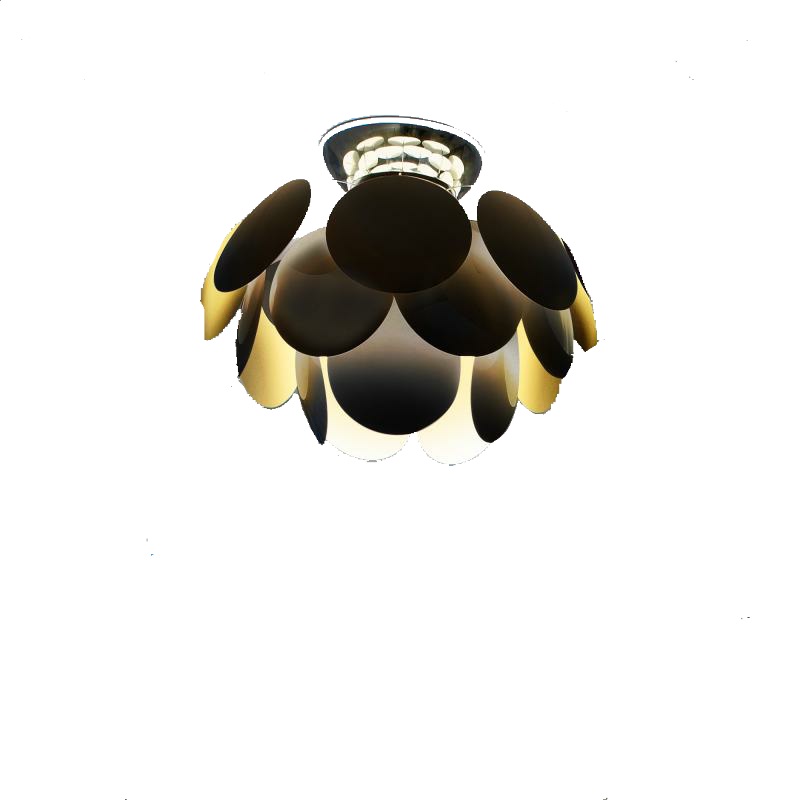 086377 Потолочный светильник C68 черно-золотой Marset Discoco 