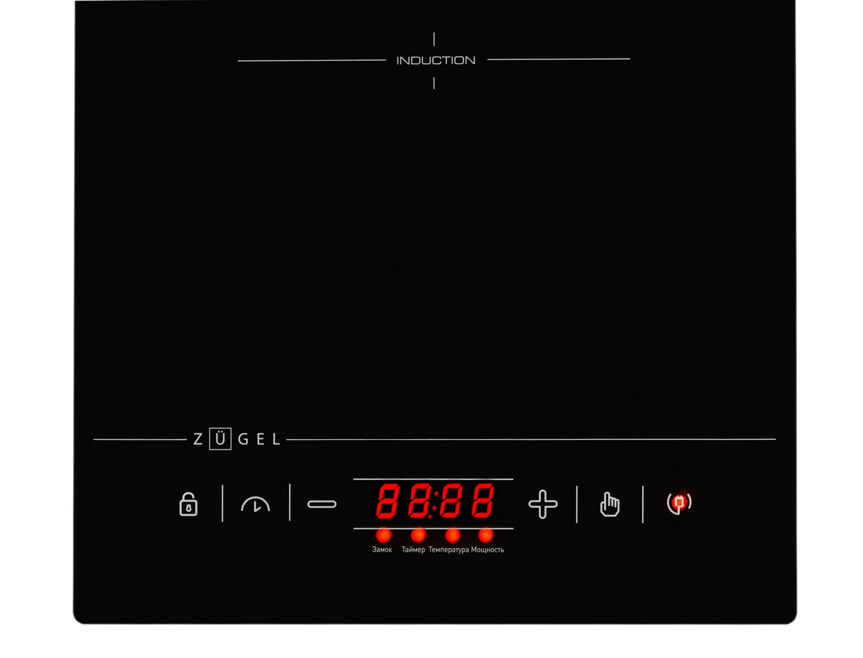 9979554 Плита компактная электрическая ZUGEL ZIHF61B черный STDN-0077635 - Вид №3