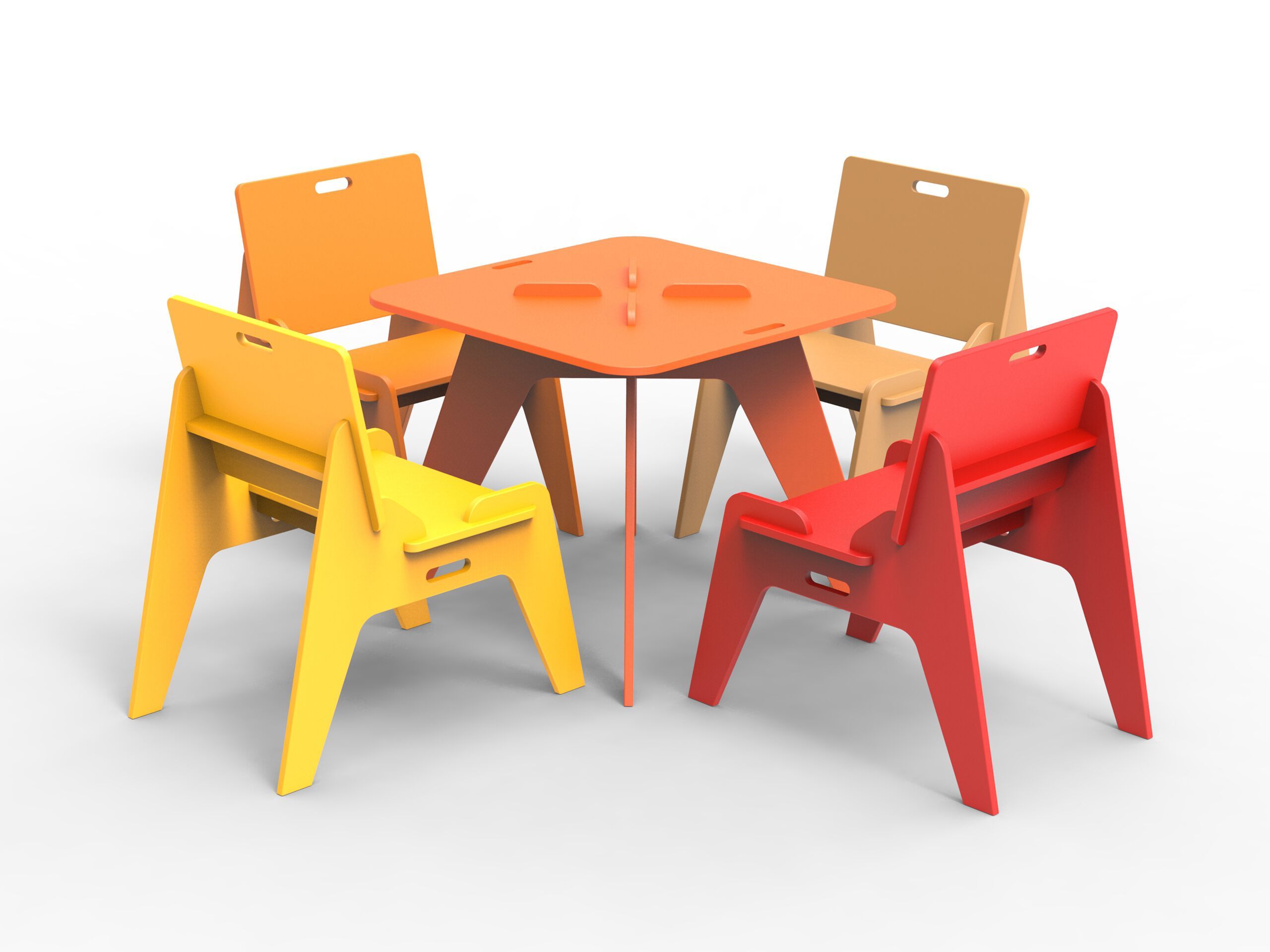 Квадратный стол для общественных мест из полиэтилена Donye Beat ARCH-00127866 - Вид №8