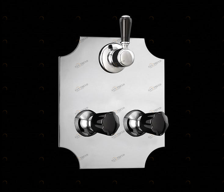 Devon&Devon Душевой набор с переключателем Black morris Ddmrbl348cr