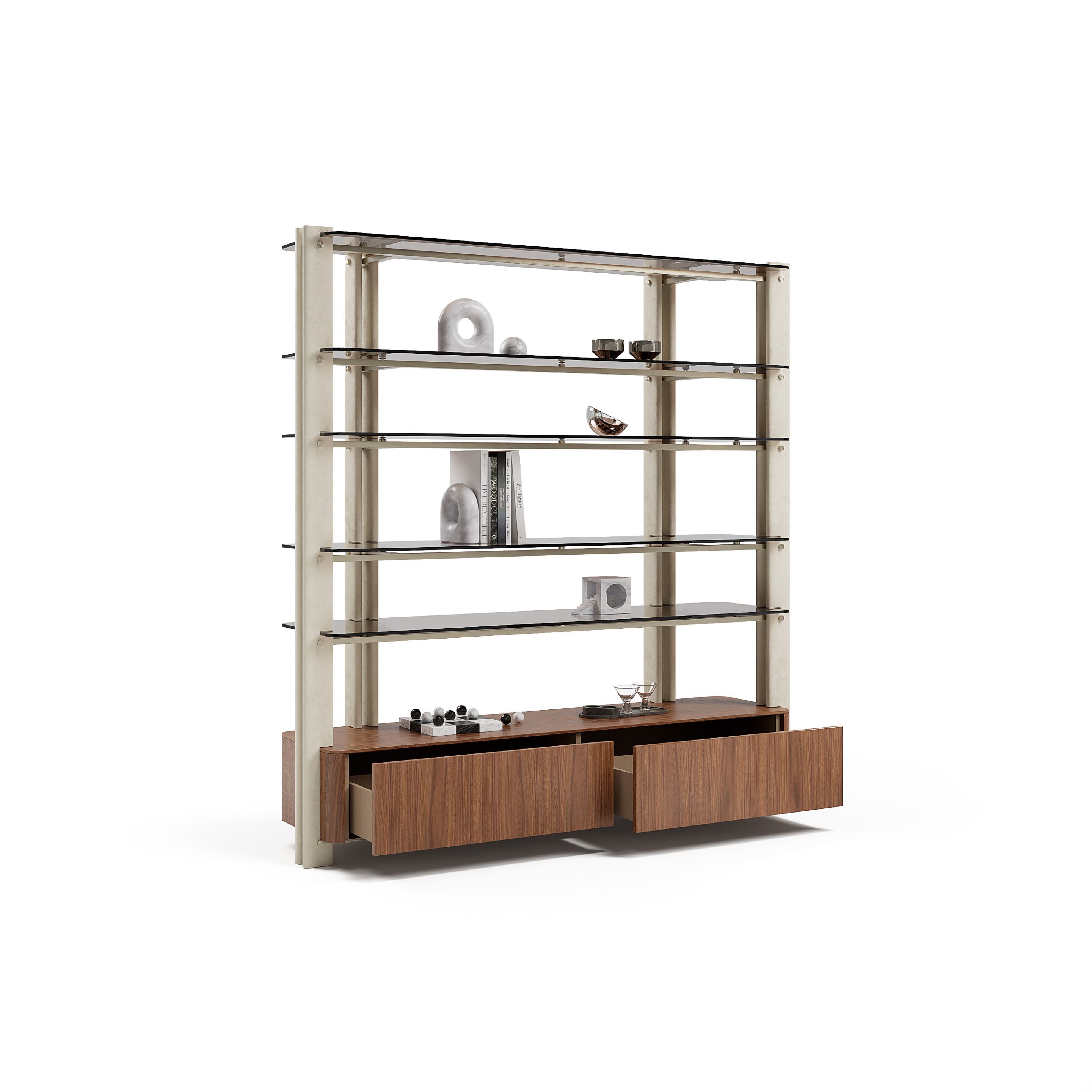 Деревянный двухсторонний книжный шкаф Capital Collection Diesis ARCH-00066794 - Вид №23