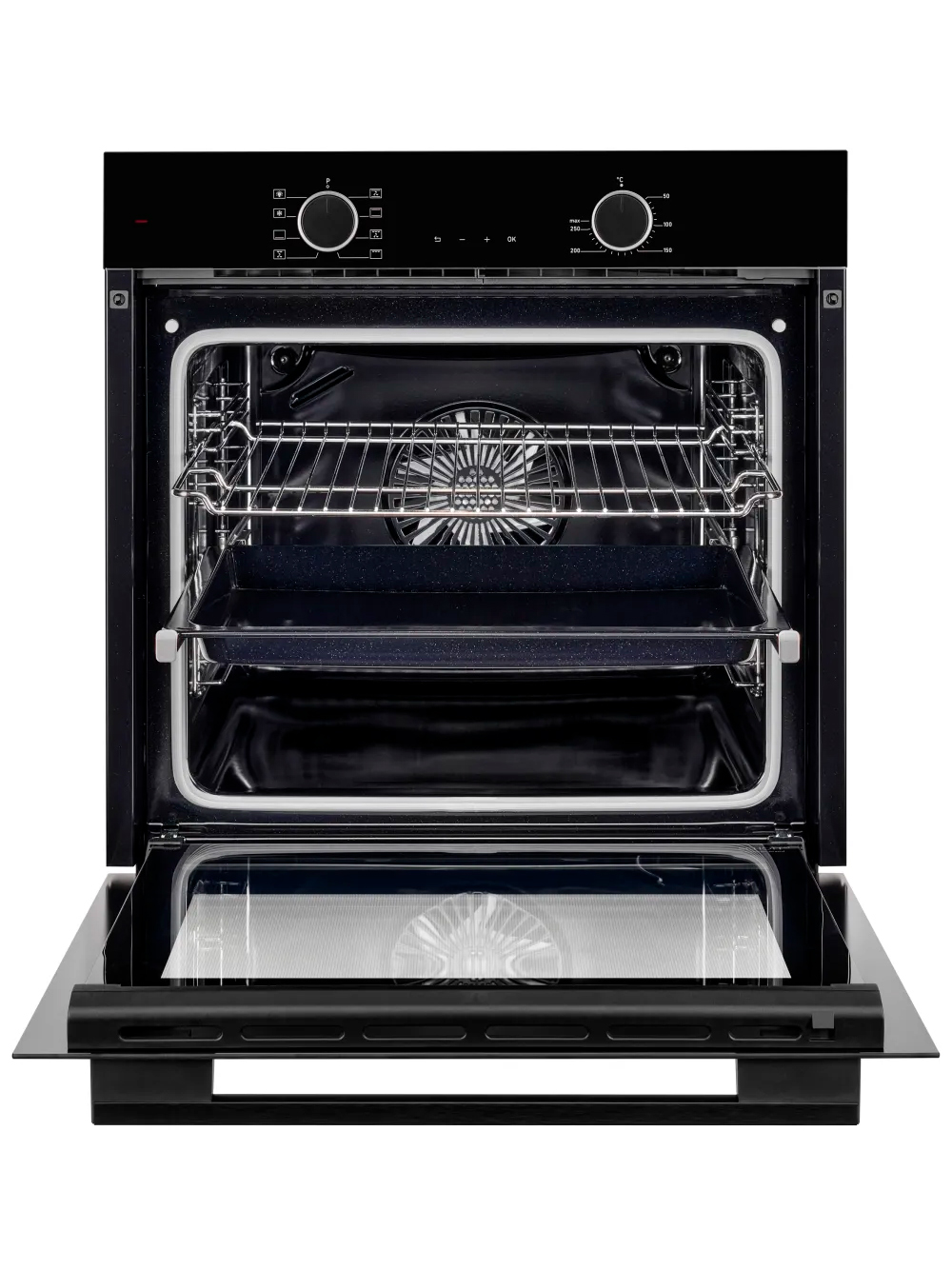 9936064 Электрический духовой шкаф Kuppersberg HF 608 B черный STDN-0122688 - Вид №1