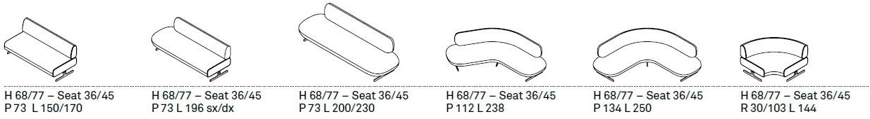 Tacchini Модульный секционный диван sun-id-1481829 - Вид №13