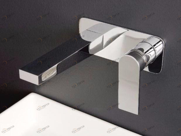 ZAZZERI Смеситель для умывальника настенный 100 sun-id-1443751