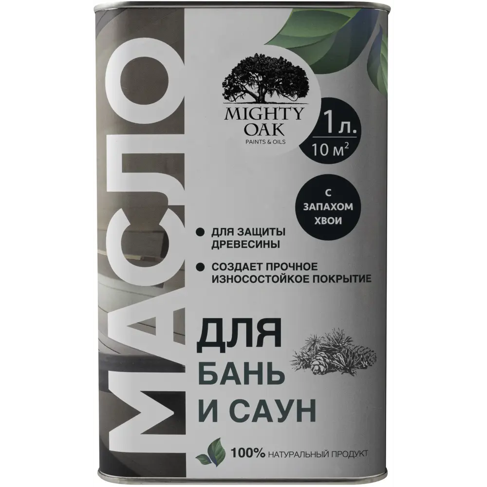 Масло MIGHTY OAK для защиты древесины в банях и саунах 82767811 STLM-0035720