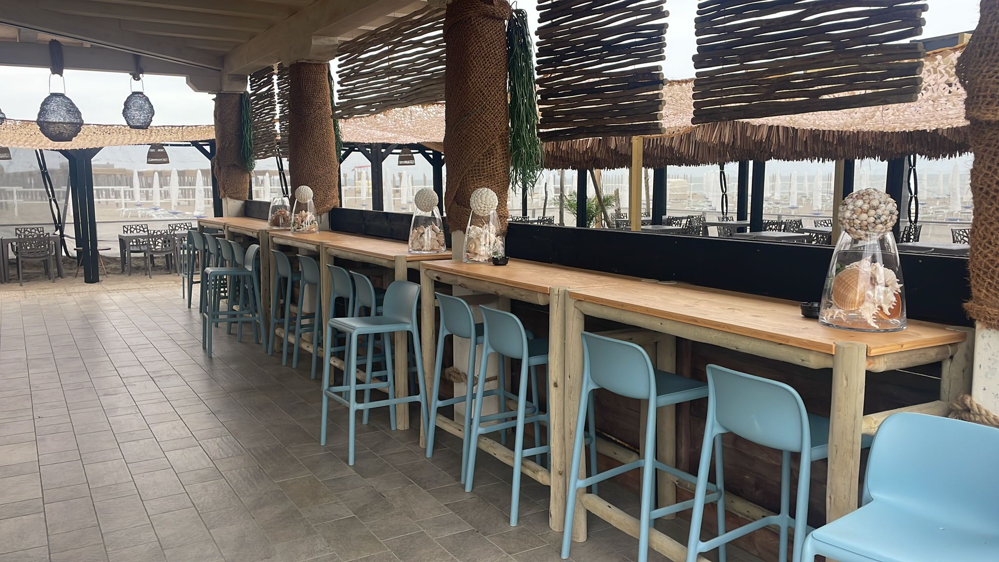 Набор столов с эвкалиптовыми табуретами Gio' Stemar ARCH-00099777 - Вид №1