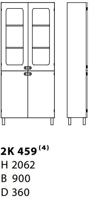 Karl Andersson Буфет лакированный с распашными дверцами 2k 2k459  - Вид №1