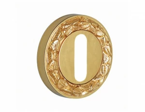 0BC065.000.34 Накладка с каплевидным вырезом капсульного типа Сатинированная латунь и черный патин