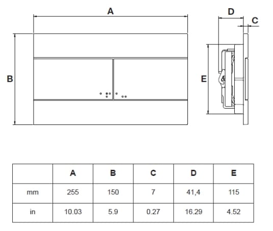 Панель управления туалетом из нержавеющей стали OLI SLIM INOX ARCH-00058910 - Вид №5