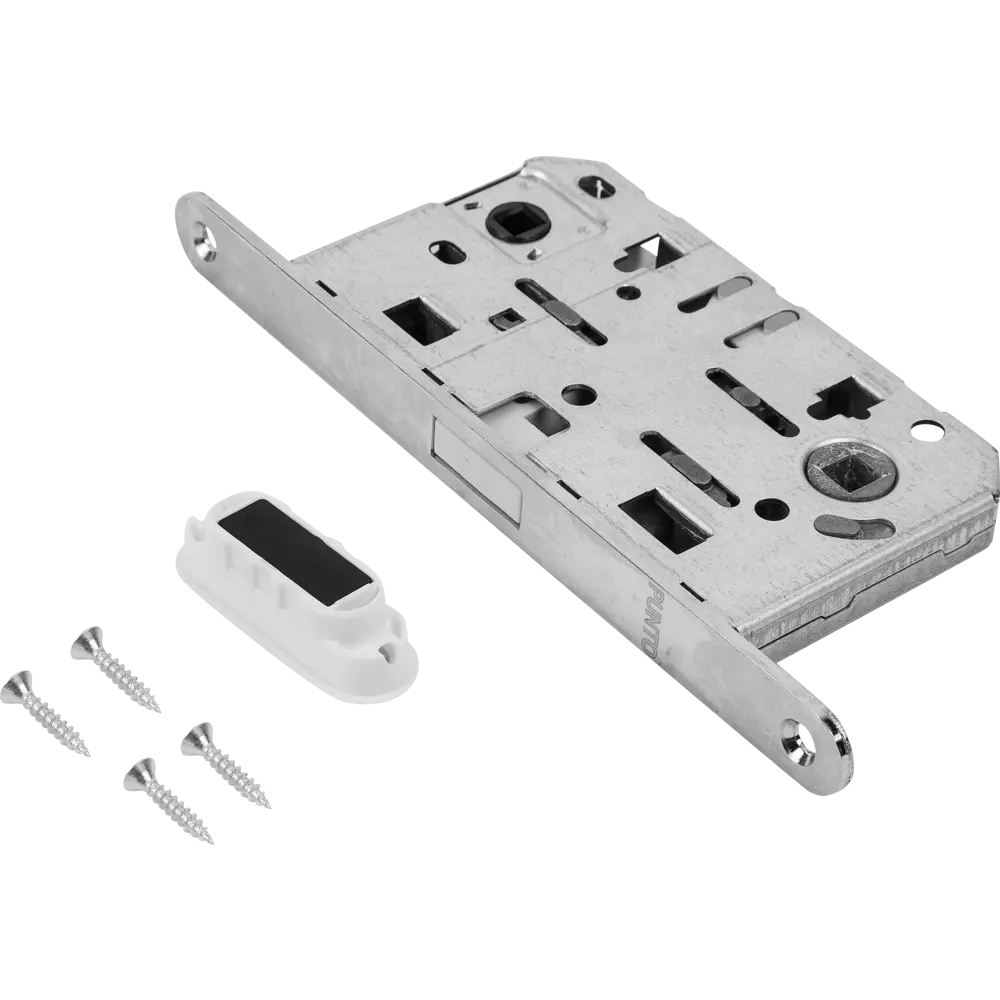 Защёлка под фиксатор 50-96, 196x195x18 мм, магнит, цвет хром PUNTO STLM-2124325 - Вид №1