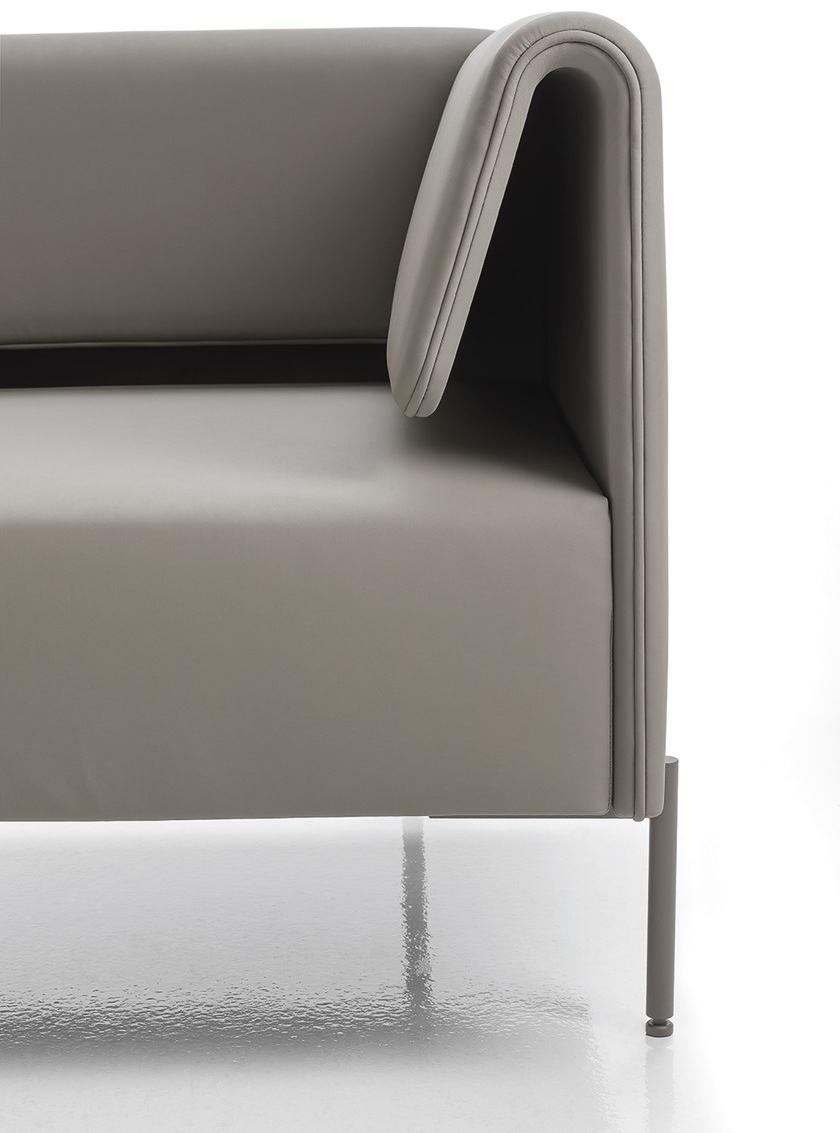 Kastel 3-х местный кожаный диван с журнальной полкой Klint sun-id-1387706 - Вид №8