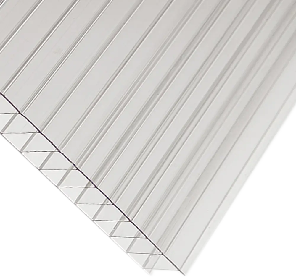 89150225 Поликарбонат сотовый Киви 10 мм 1.05x2 м прозрачный STLM-0079141