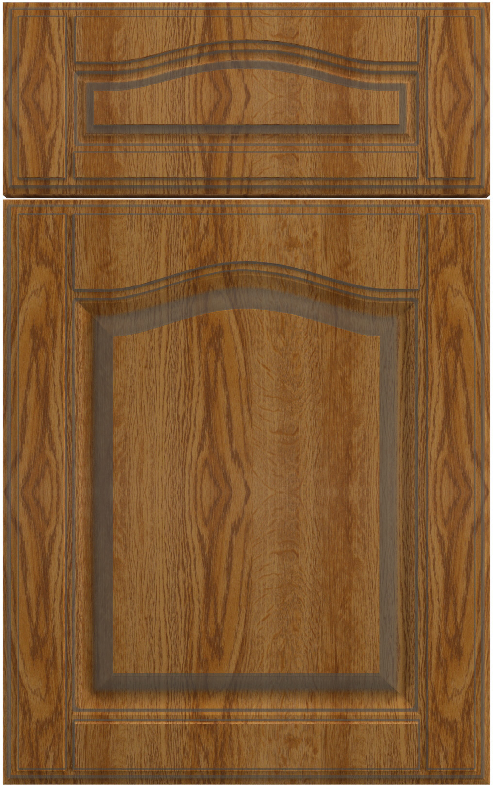 Фасады для кухни Патина Фрезеровка «Оксфорд» Дуб №127 SIDAK SIST2061-227